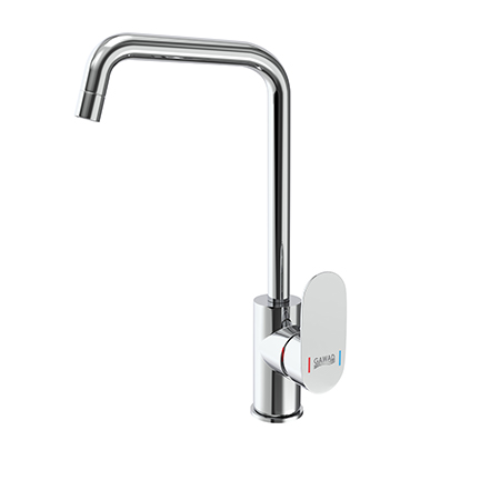 Single Lever Mixer With High Swivel Spout